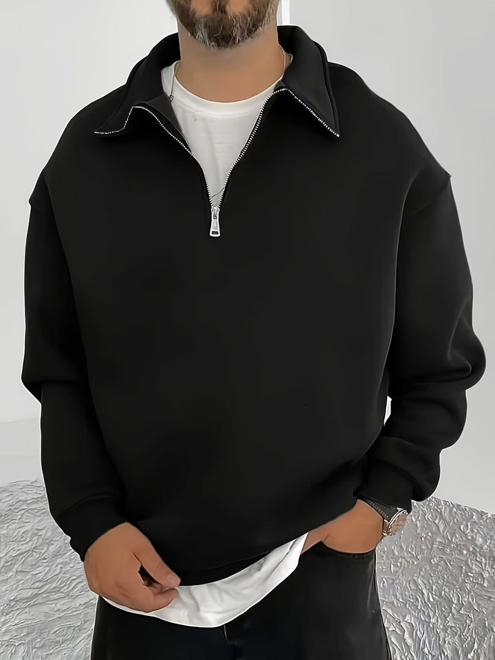 Cozy Half-Zip Sweatshirt