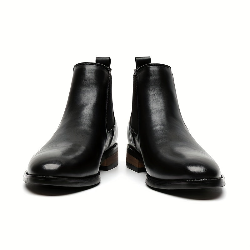 Refined Pointed-Toe Chelsea Boots