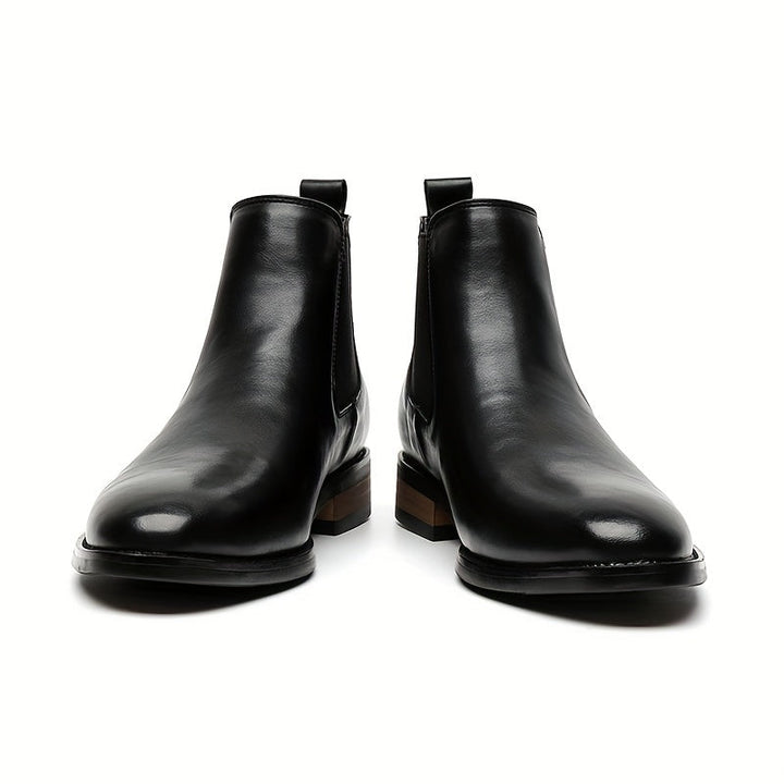 Refined Pointed-Toe Chelsea Boots