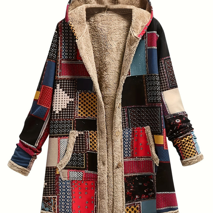 Patchwork Hooded Jacket