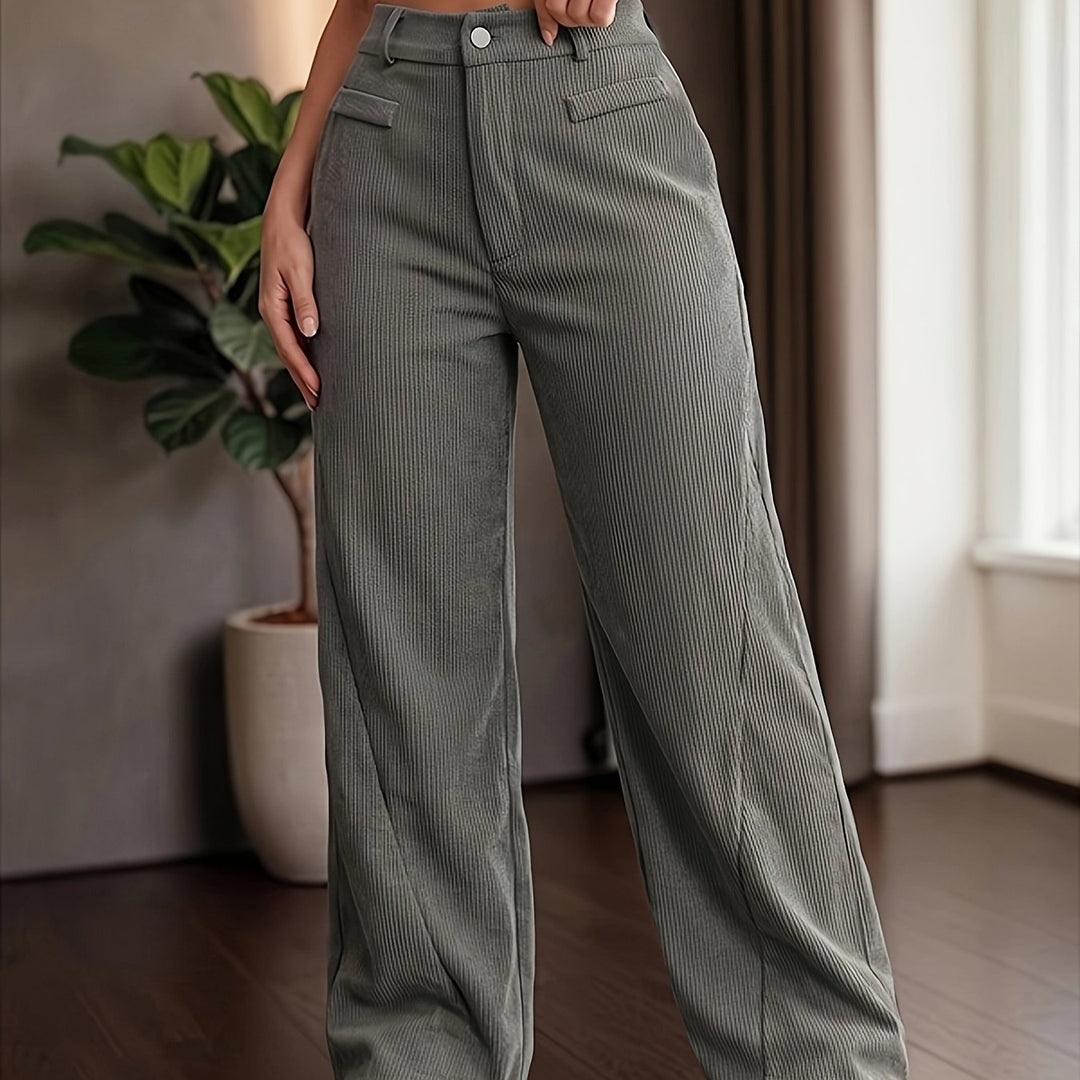 High-Waist Wide-Leg Pants