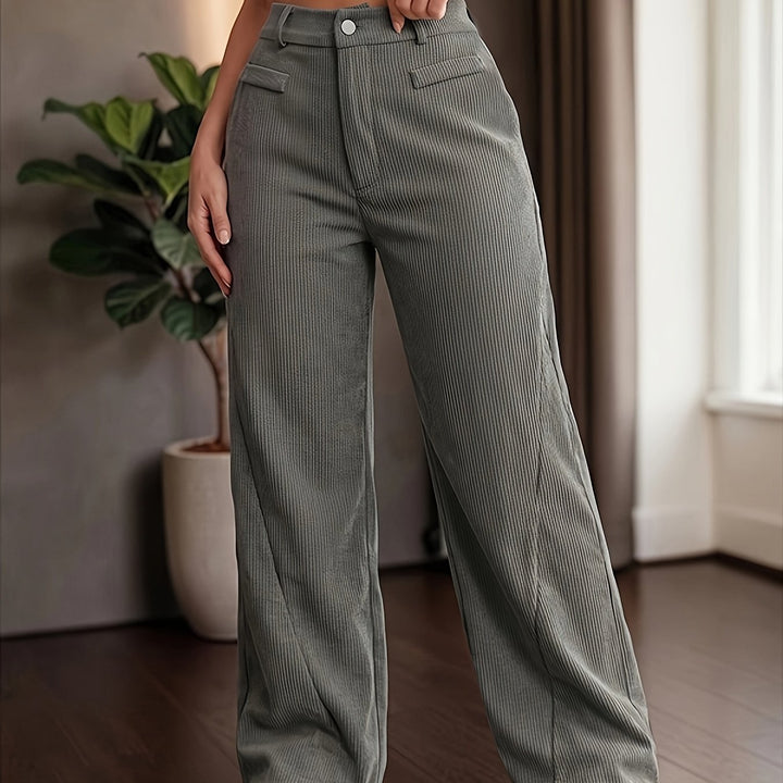 High-Waist Wide-Leg Pants