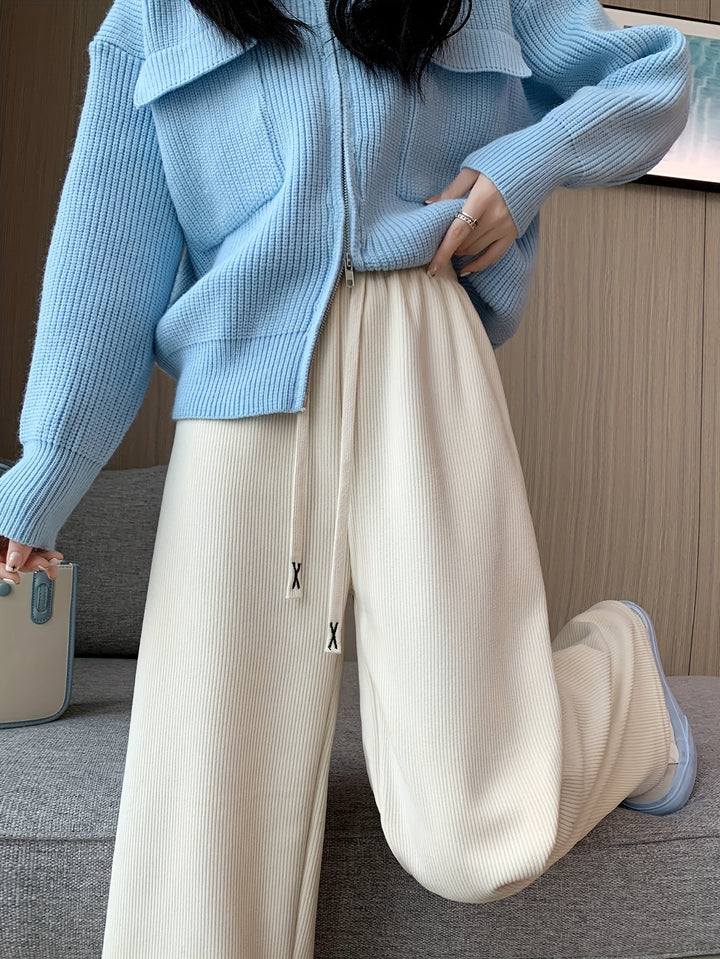 Cozy Wide-Leg Lounge Pants