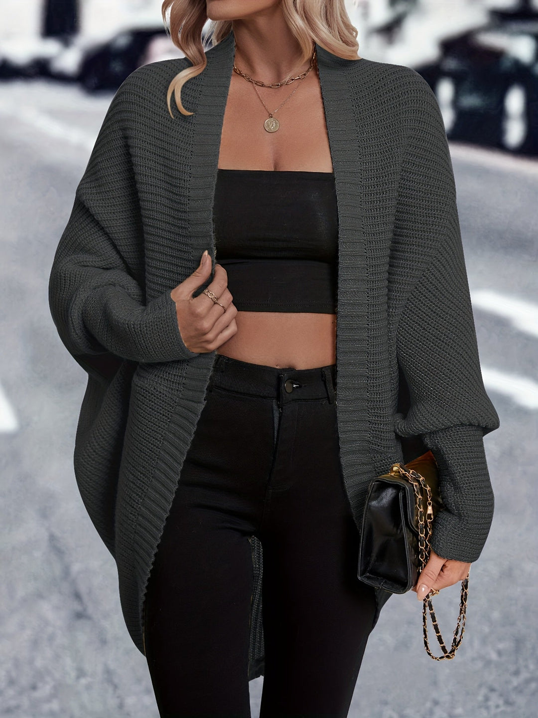 Longline Cardigan for Fall and Winter