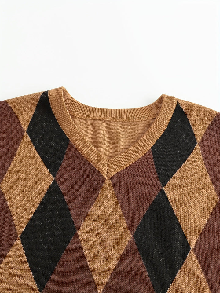 Classic Argyle Sweater Vest