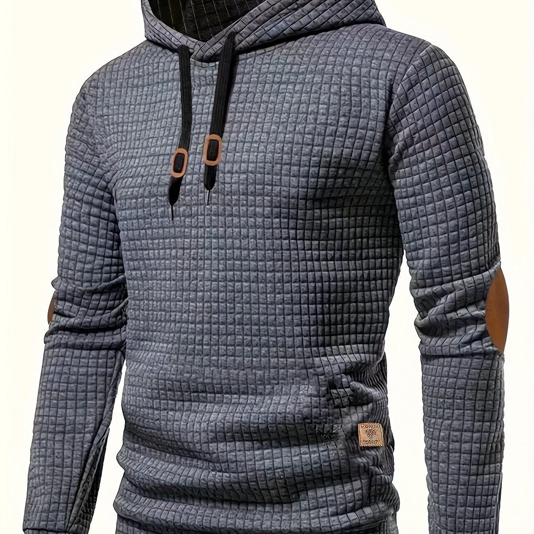 Textured Hooded Sweatshirt
