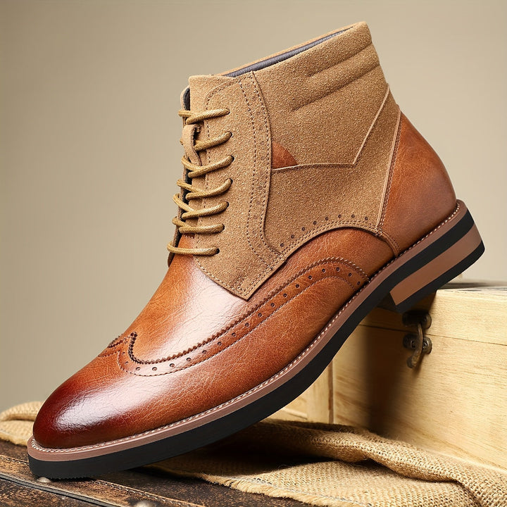 Classic Wingtip Ankle Boots