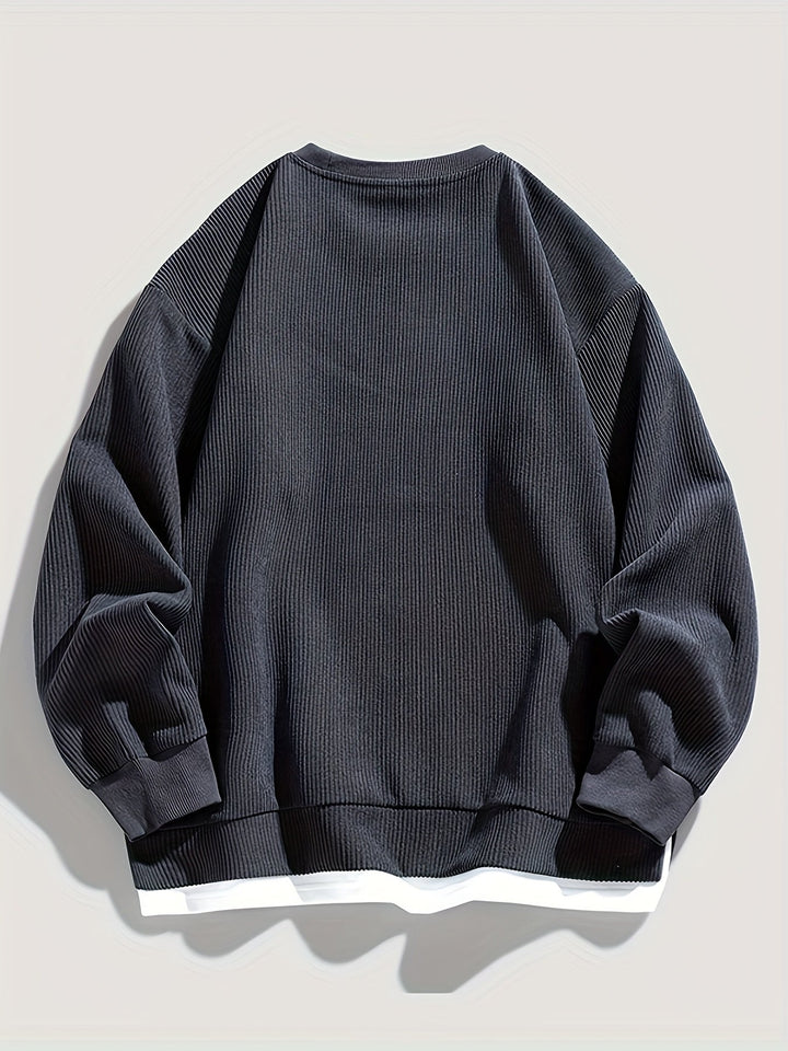 Layered Crewneck Sweatshirt
