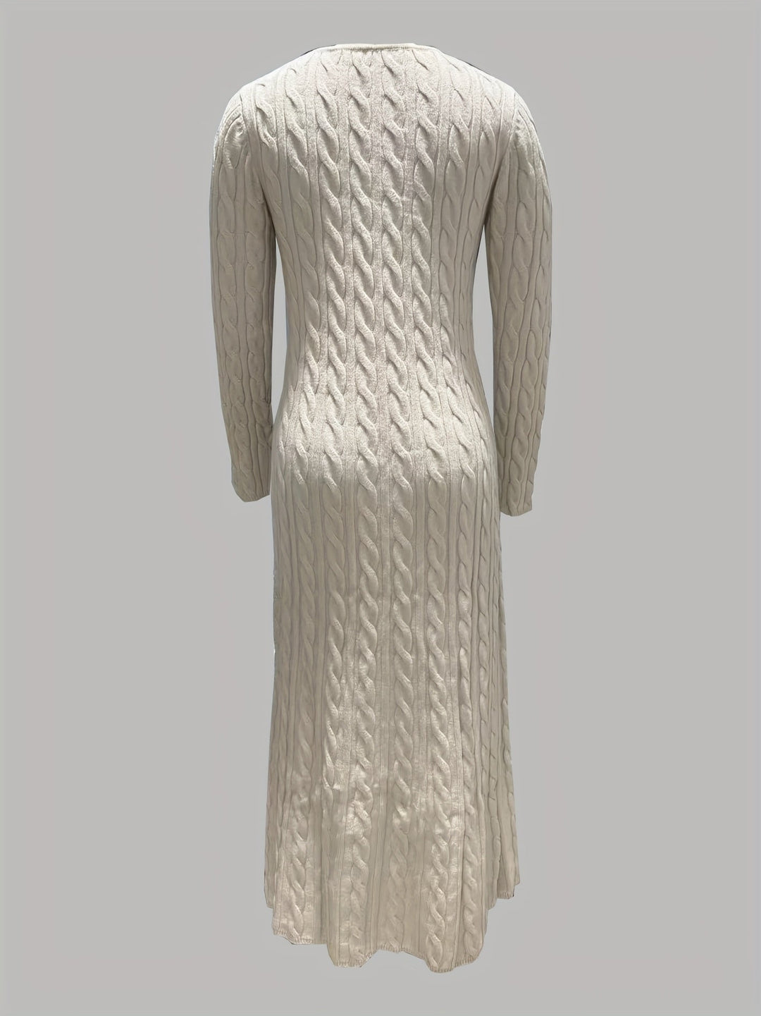 Cable-Knit Maxi Dress