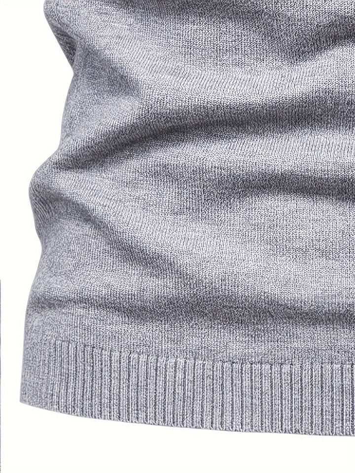 Classic Mock-Neck Sweater