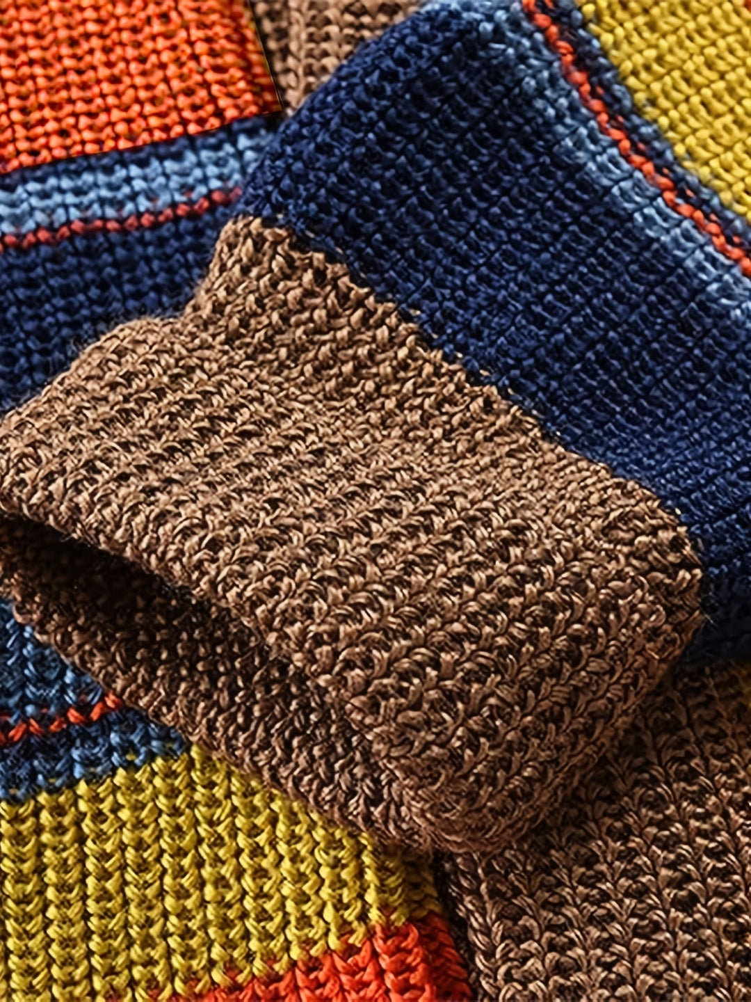 Striped Shawl-Collar Cardigan