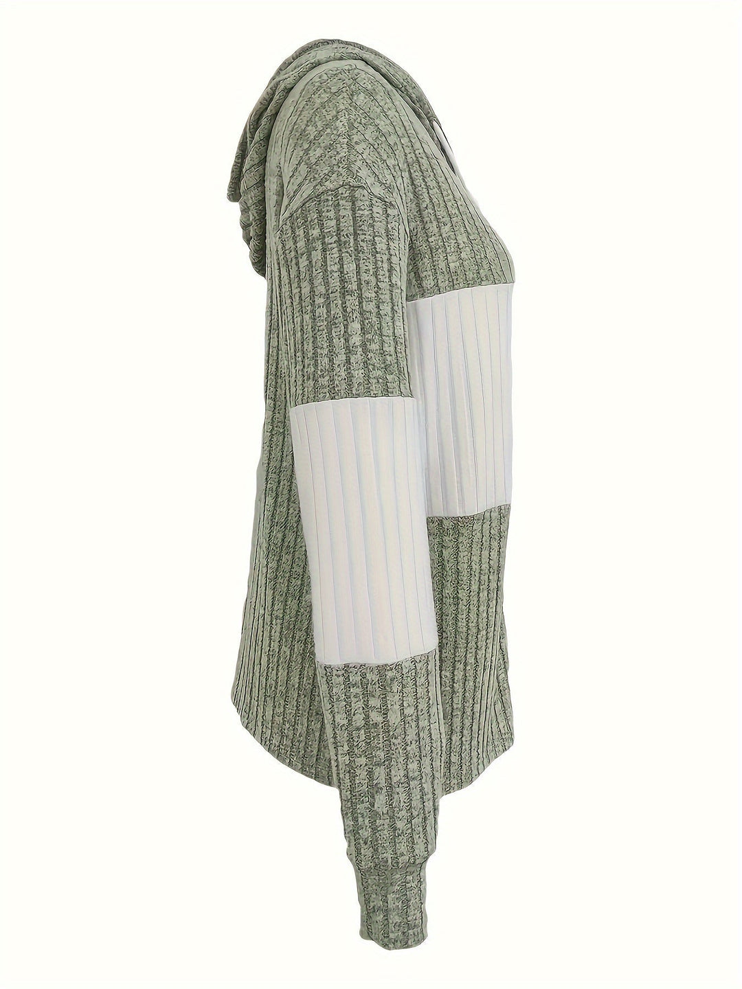 Cozy Color-Block Zip-Up Hoodie