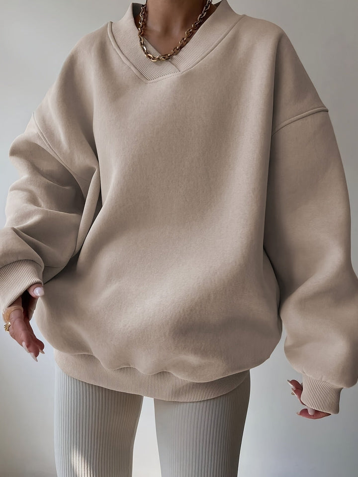 Relaxed Half-Zip Sweatshirt