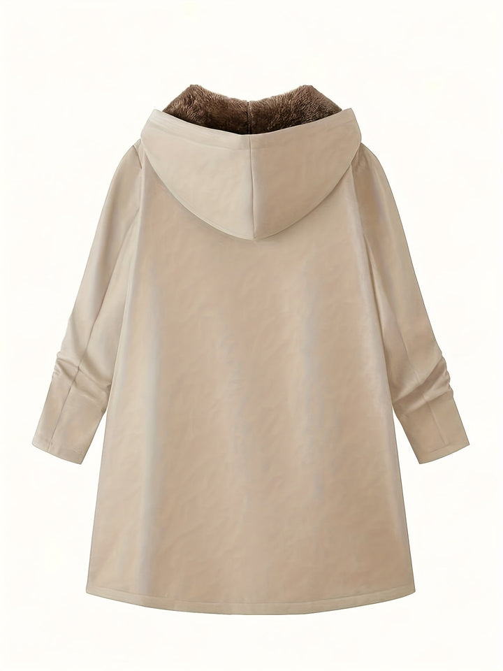 Cozy Hooded Longline Coat