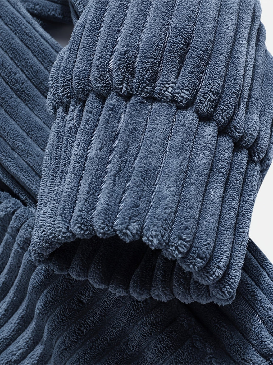 Ribbed Pullover Hoodie