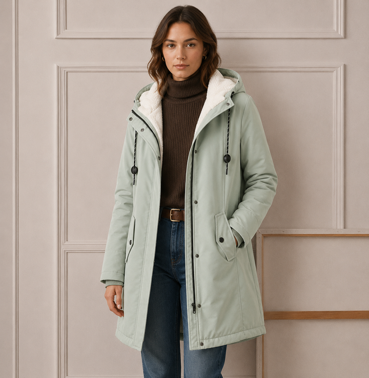 Cozy Hooded Cold-Weather Coat