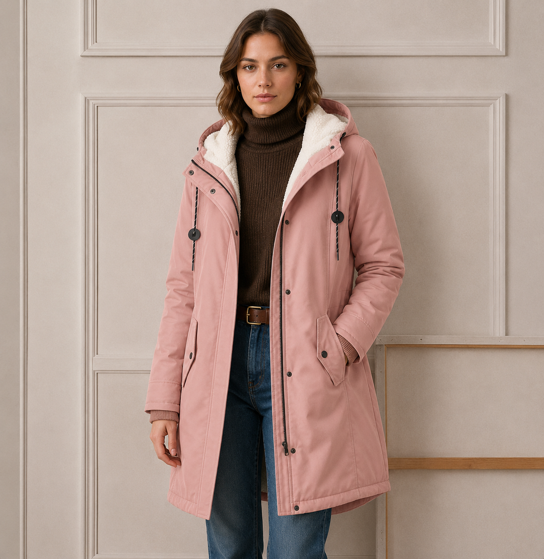Cozy Hooded Cold-Weather Coat
