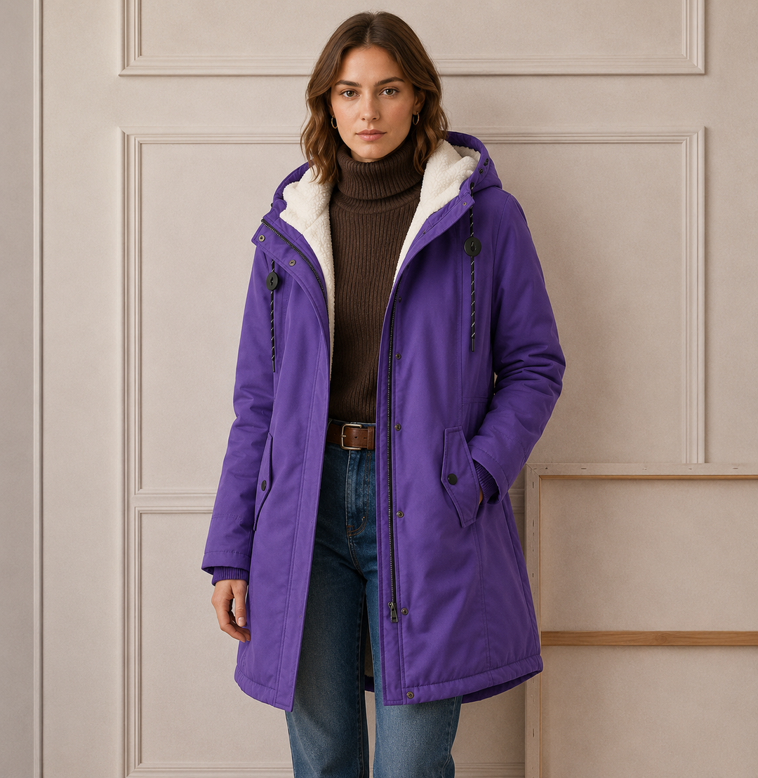 Cozy Hooded Cold-Weather Coat