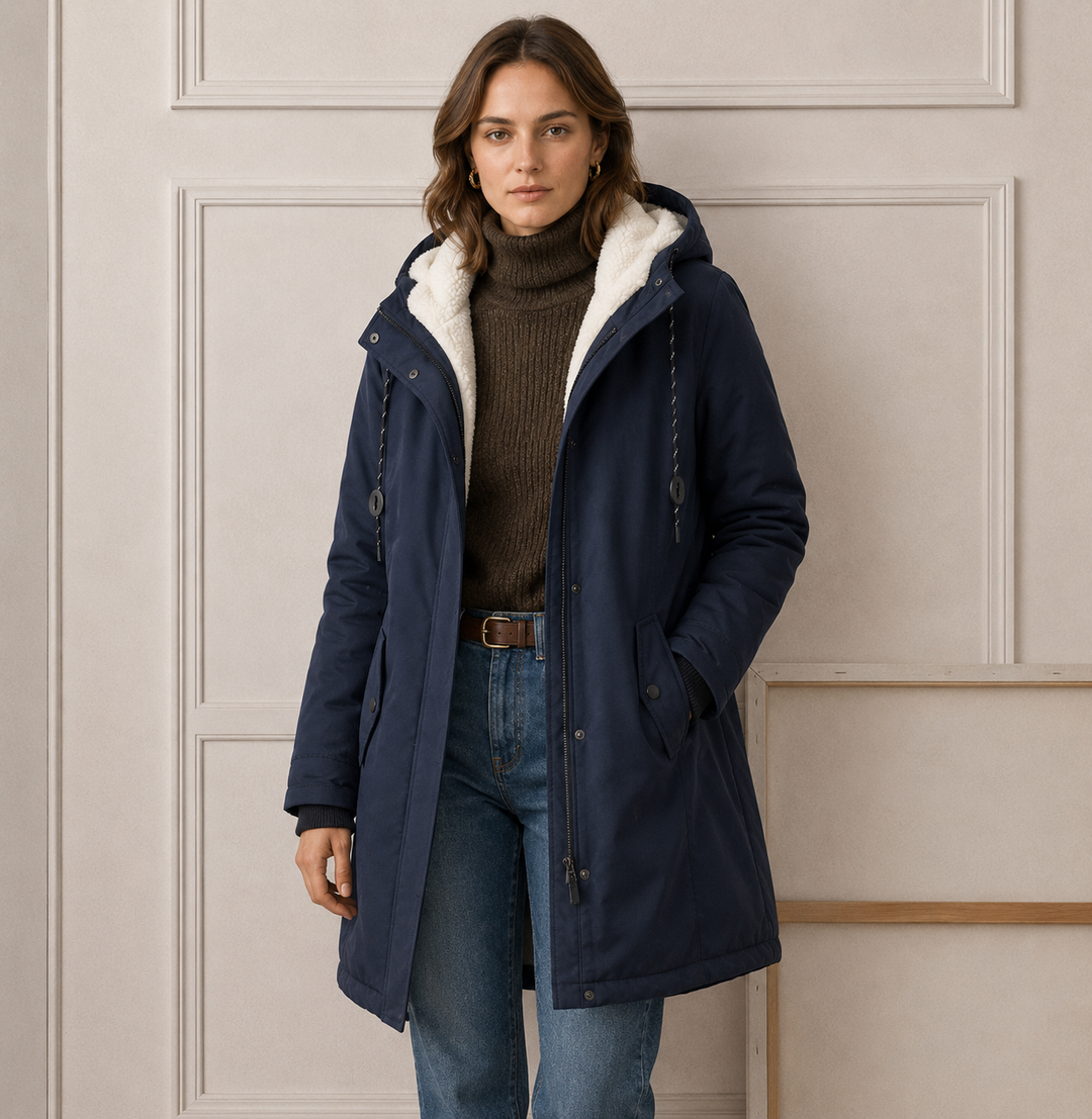 Cozy Hooded Cold-Weather Coat