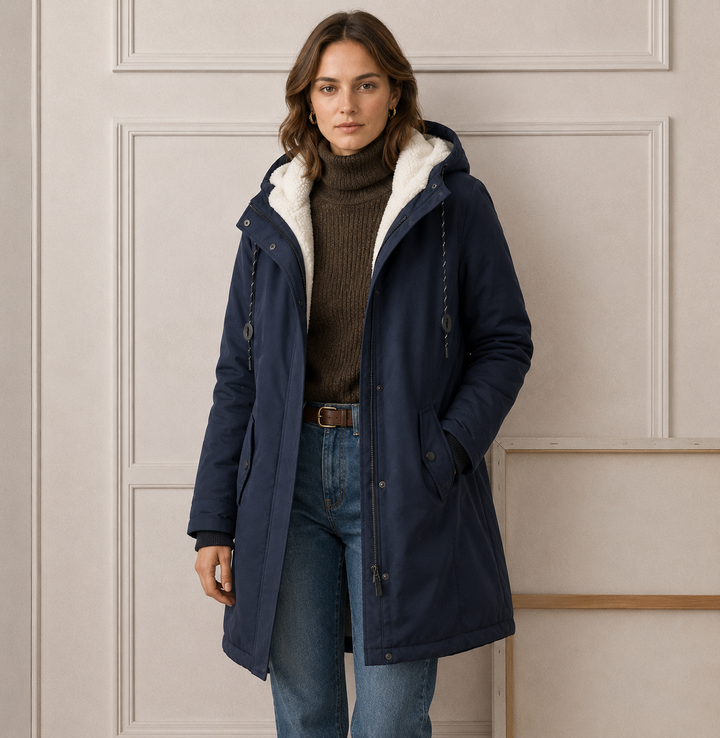 Cozy Hooded Cold-Weather Coat