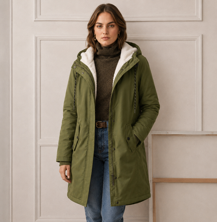 Cozy Hooded Cold-Weather Coat