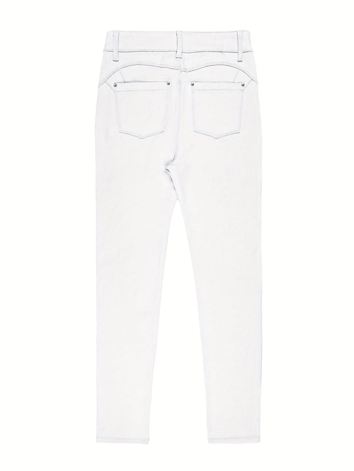 High-Waist Skinny Jeans