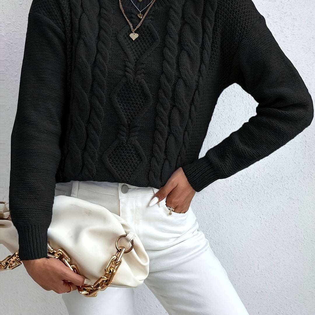 Chunky Cable-Knit Sweater