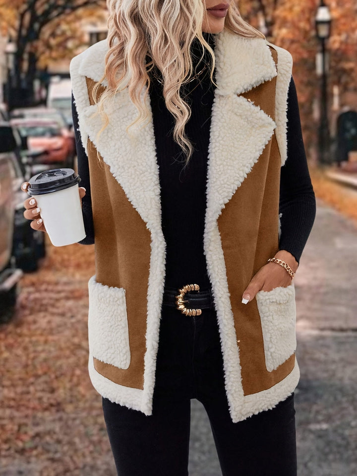Cozy Lapel Vest