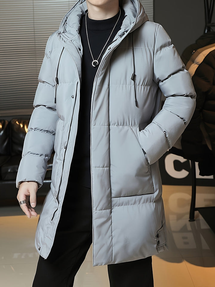 Hooded Longline Puffer Coat
