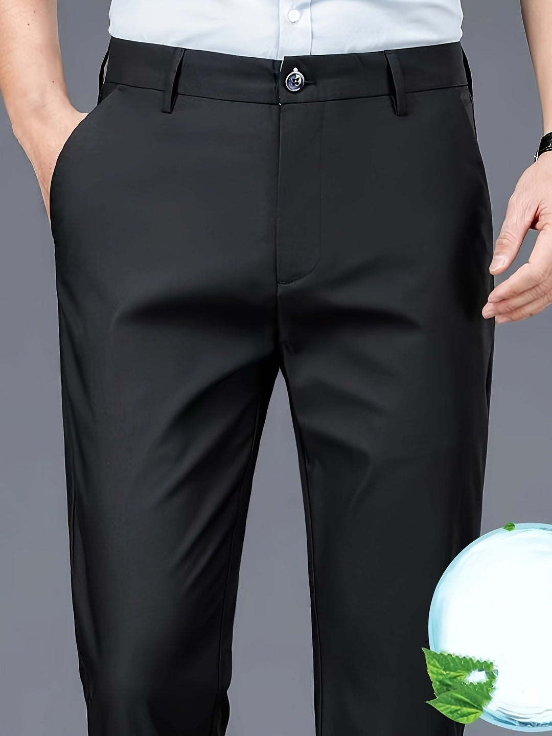 Tailored Straight-Leg Pants