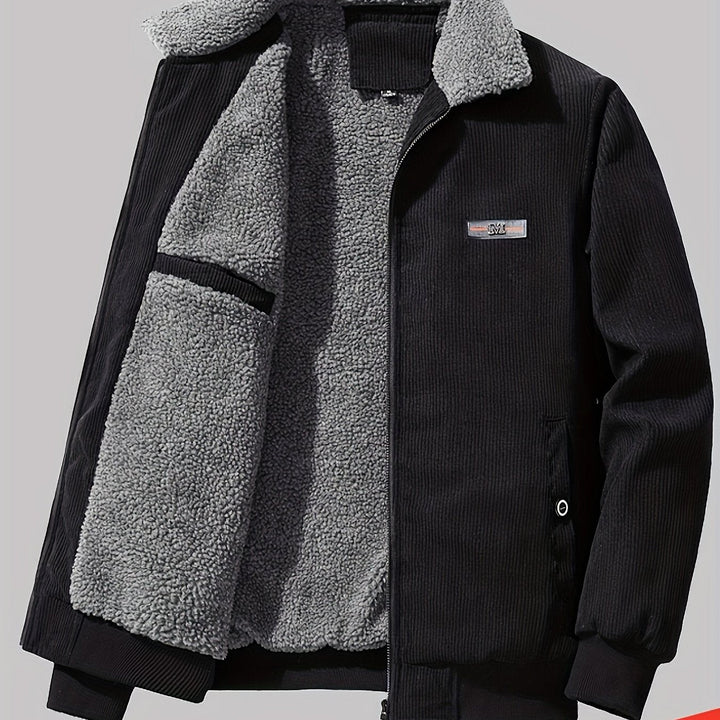 Cozy-Lined Workwear Jacket