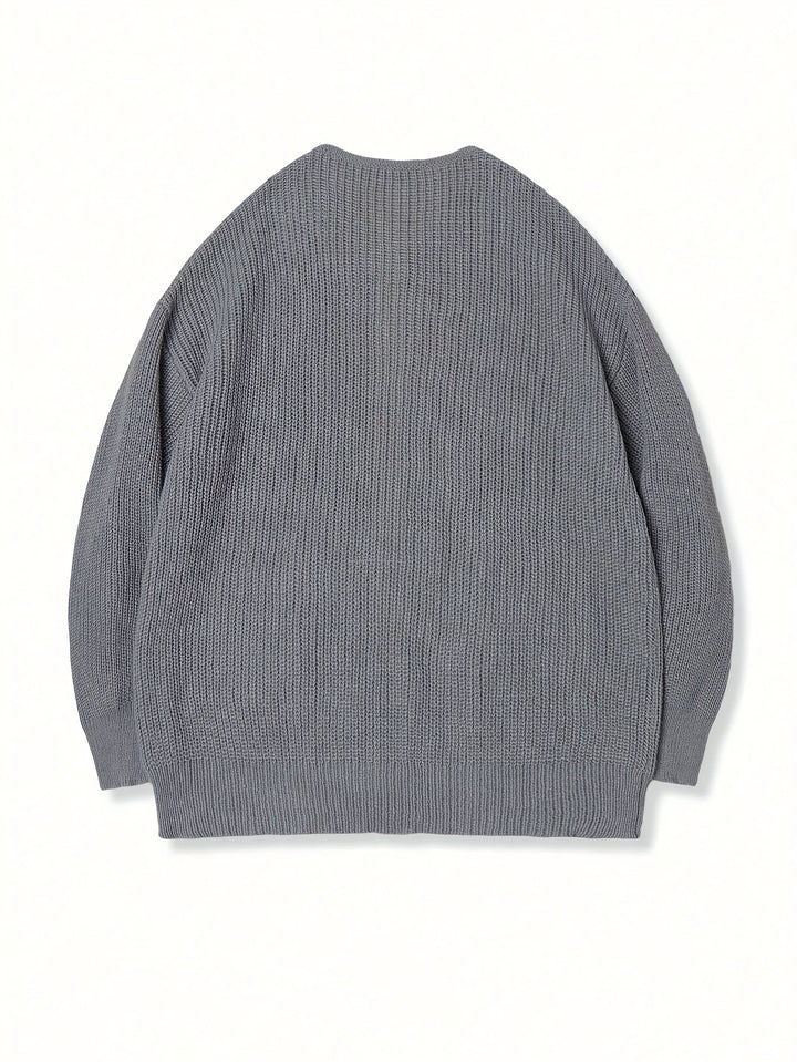 Relaxed Zip-Up Cardigan