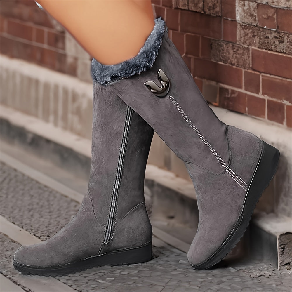 Cozy Cuffed Winter Boots