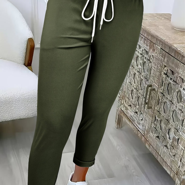 Relaxed Drawstring Pants