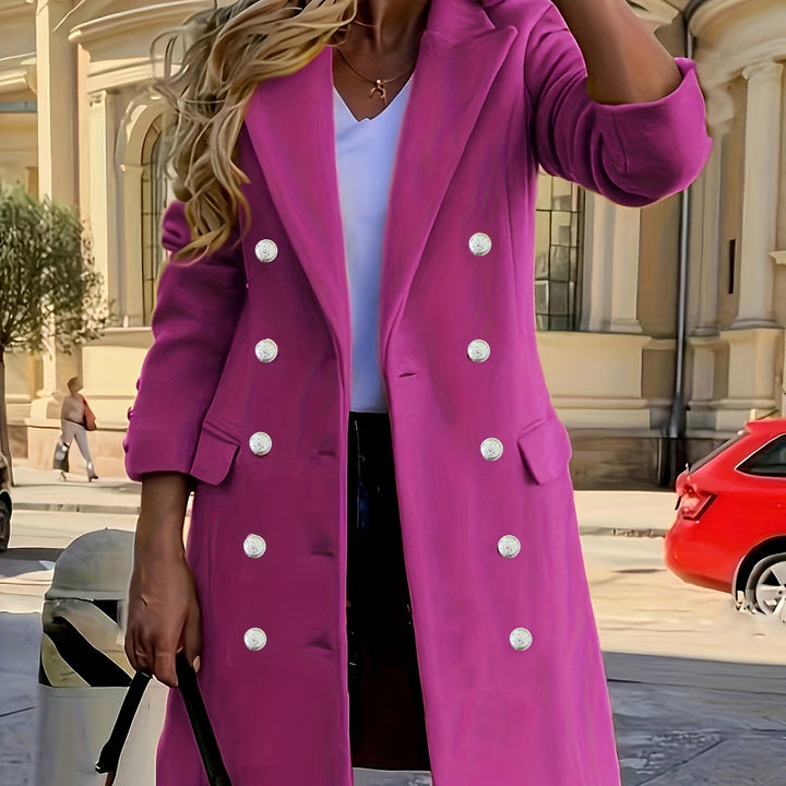 Double-Breasted Longline Coat