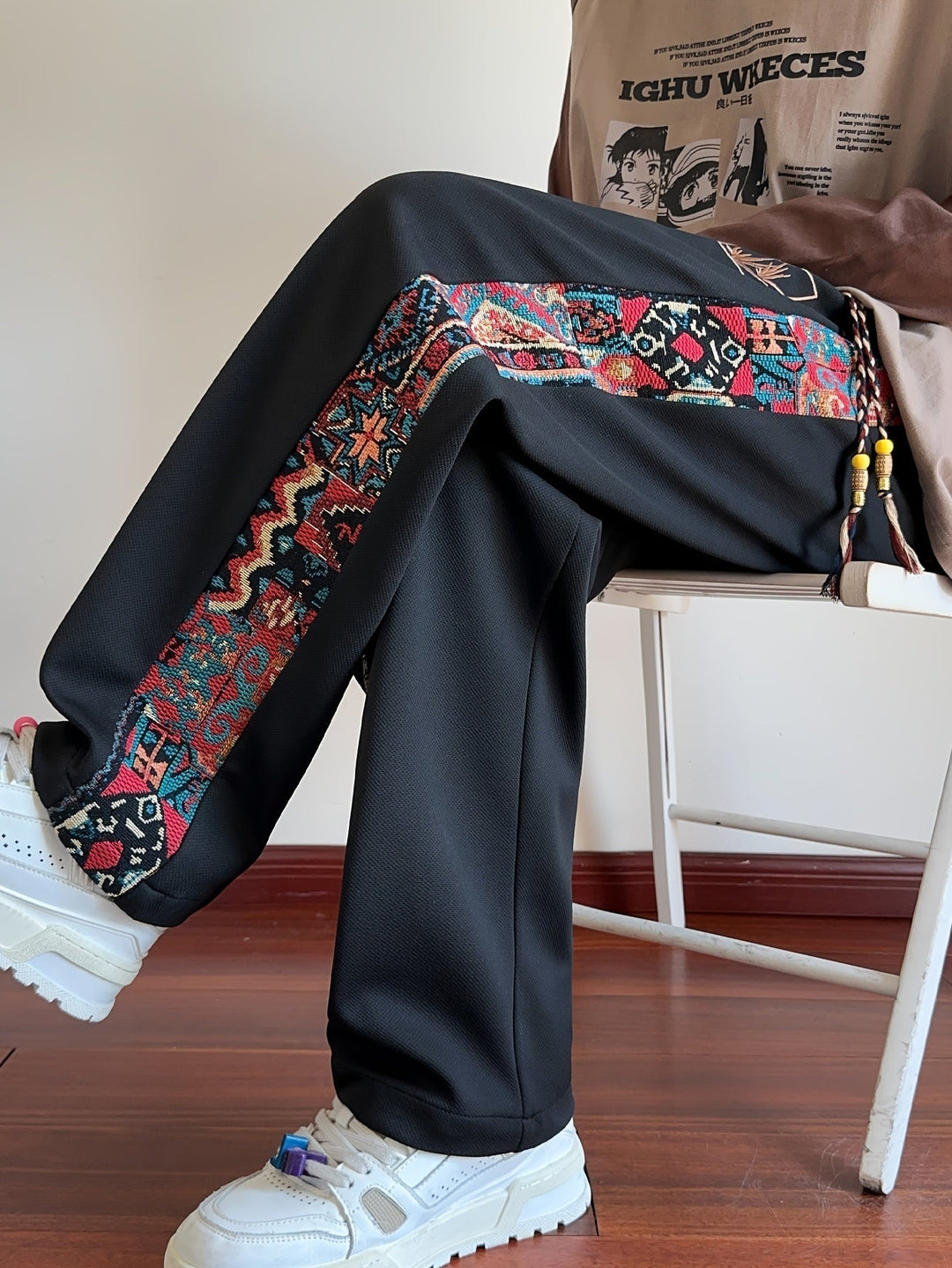 Wide-Leg Heritage Pants