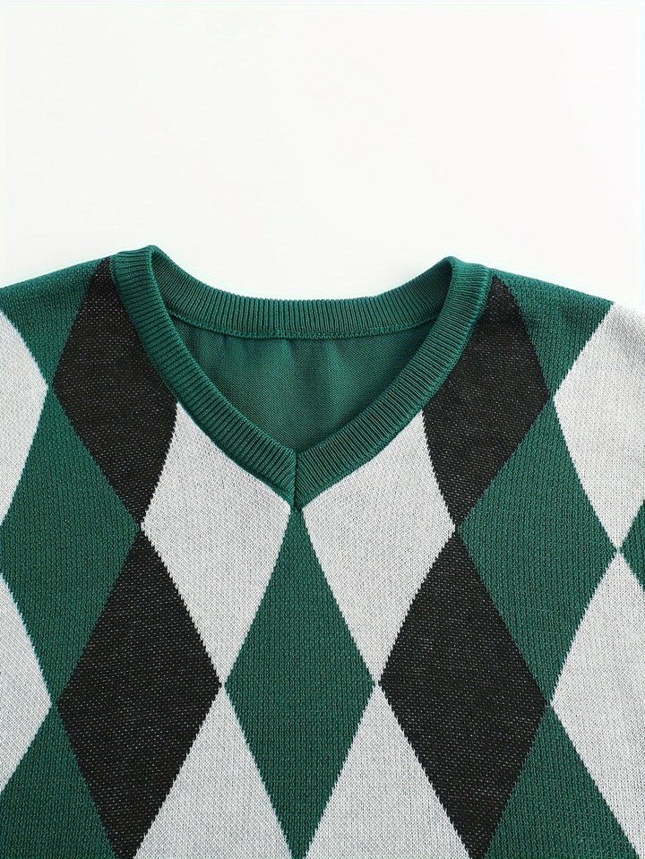 Classic Argyle Sweater Vest