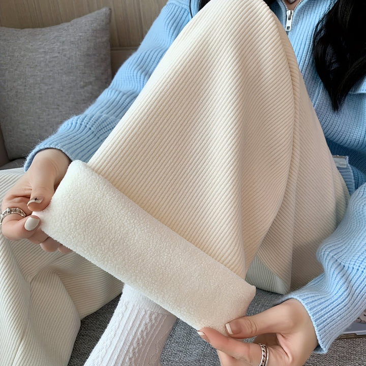 Cozy Wide-Leg Lounge Pants