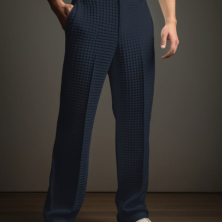 Tailored Straight-Leg Pants