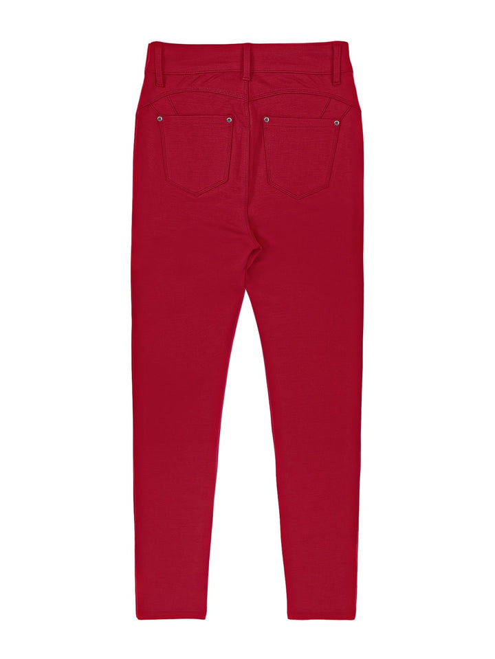 High-Waist Skinny Jeans