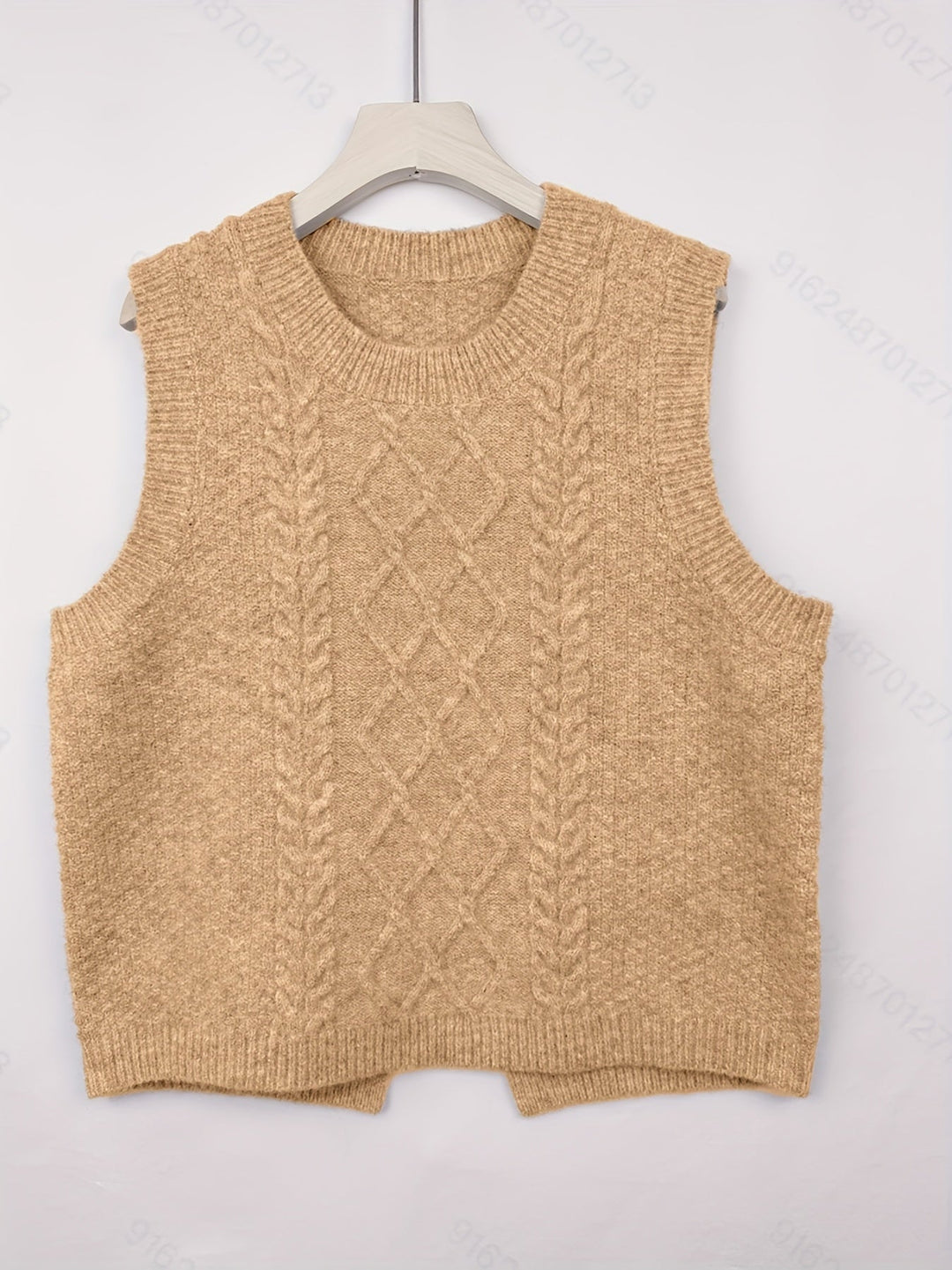 Cable-Knit Sweater Vest