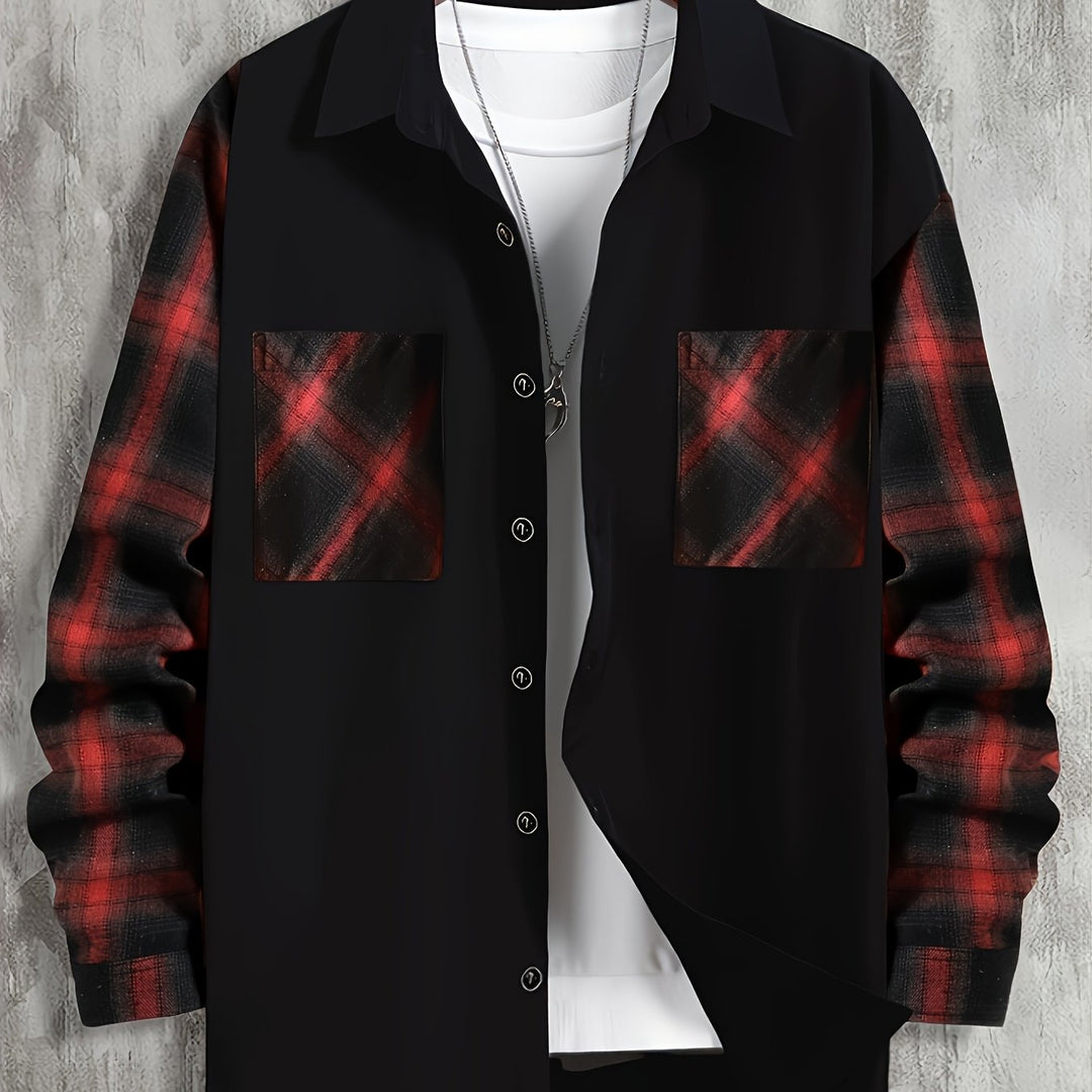 Color-Block Pocket Shirt