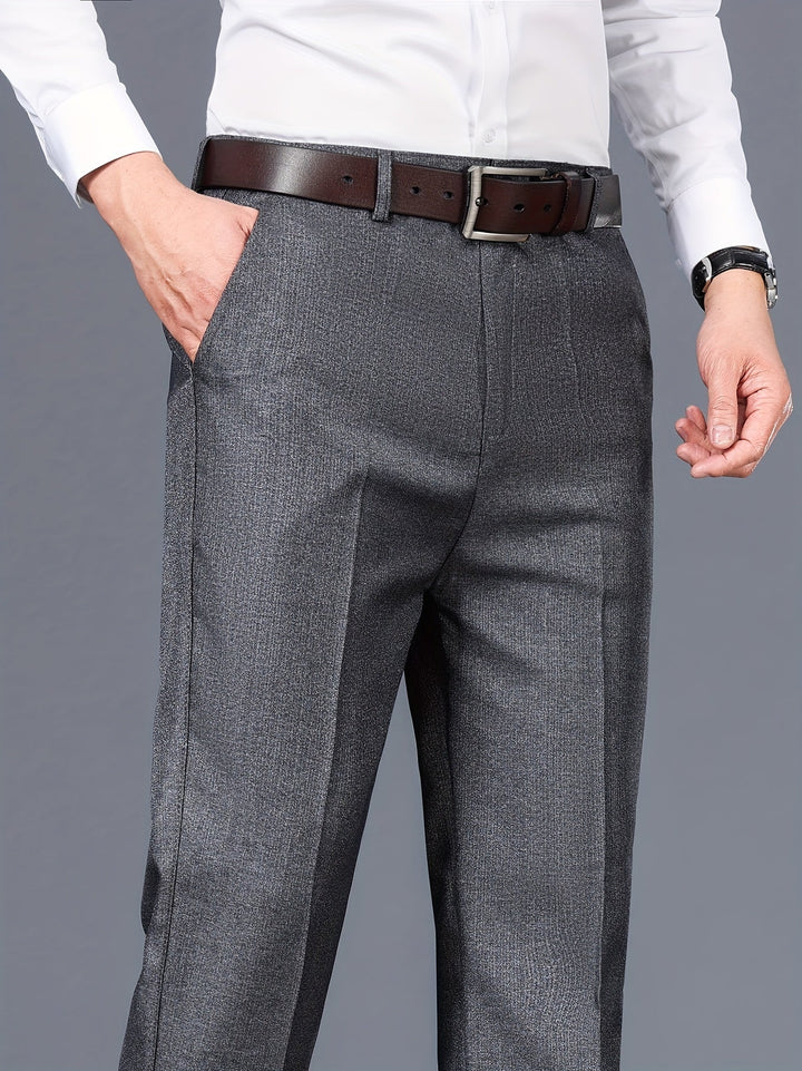 Tailored Straight-Leg Pants