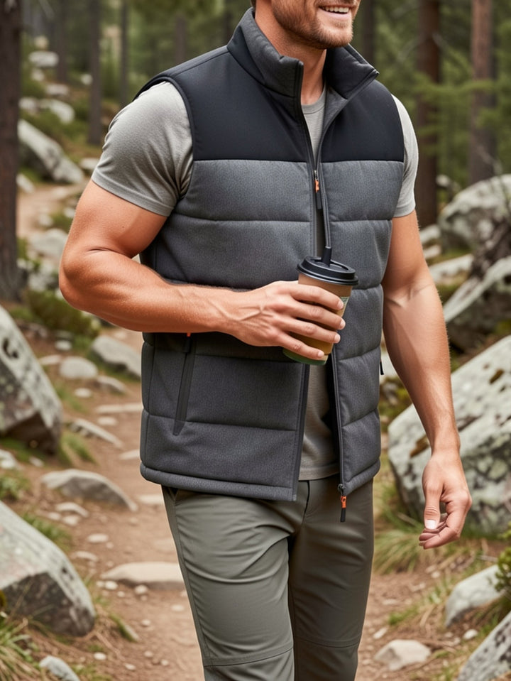 Insulated Stand-Collar Vest