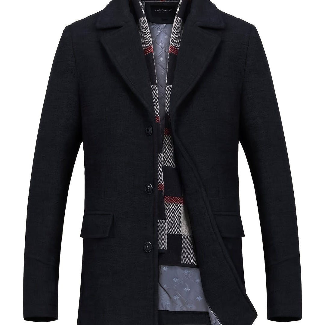 Tailored Single-Breasted Overcoat