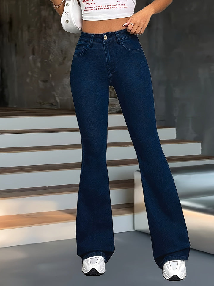 High-Waisted Flared Pants