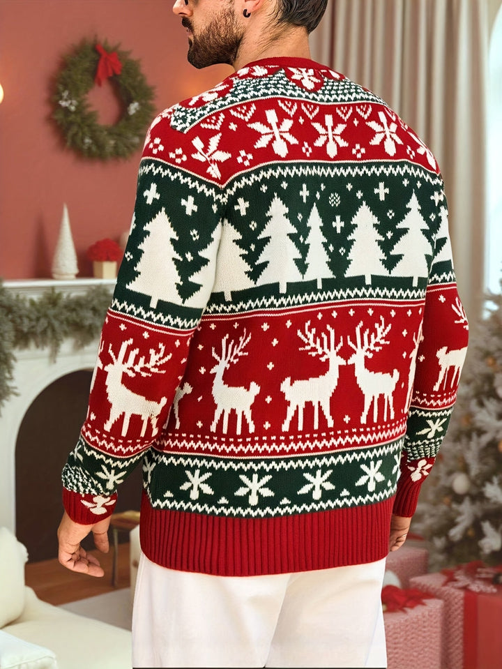 Festive Holiday Knit Sweater