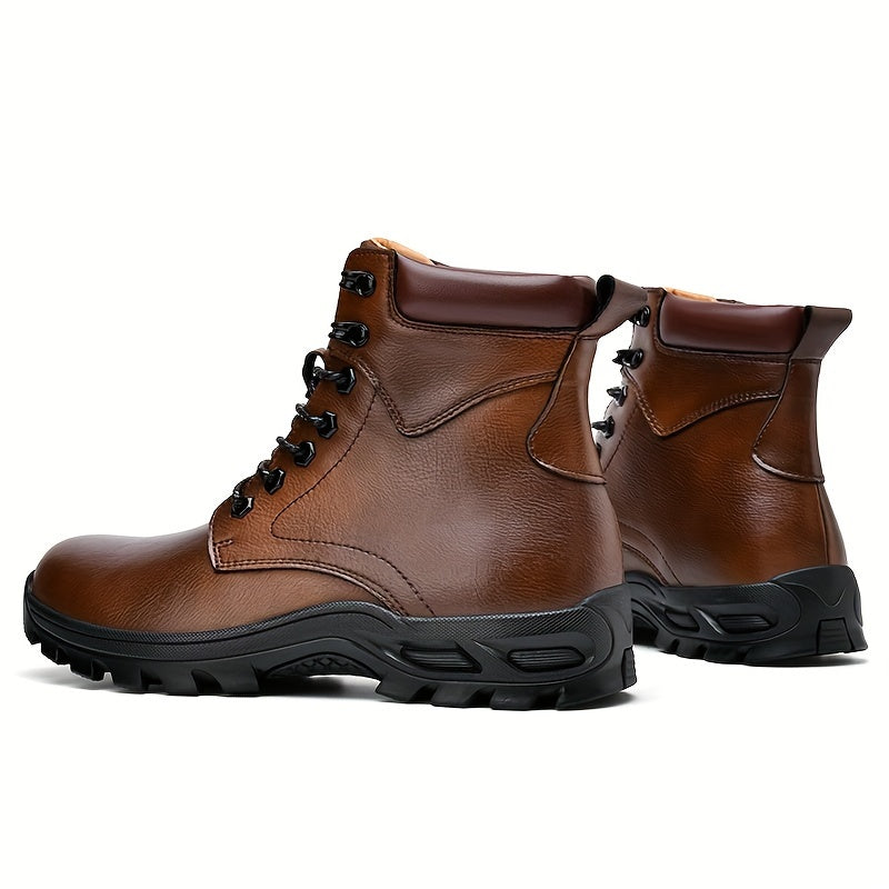 Rugged Lace-Up Boots