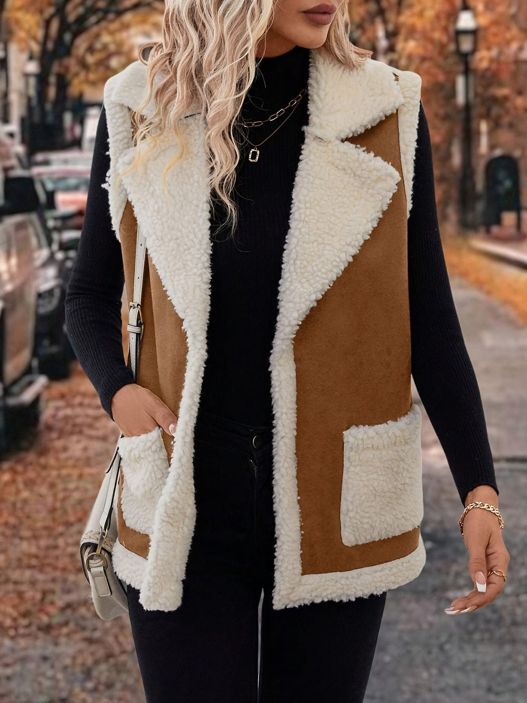 Cozy Lapel Vest