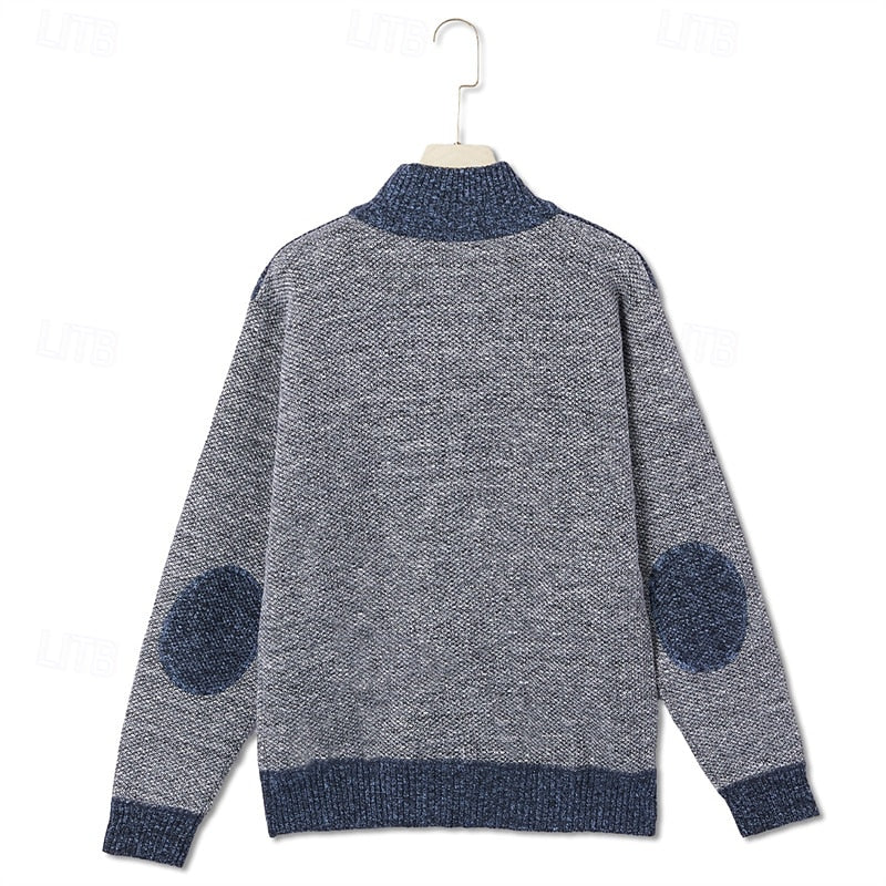 Textured Zip-Up Cardigan